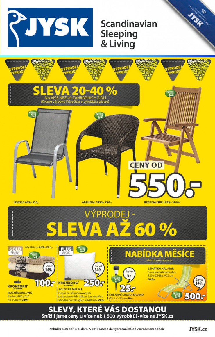 leták Jysk Nabídka týdne od 18.6.2015 strana 1 leták Jysk Nabídka týdne od 18.6.2015 strana 1