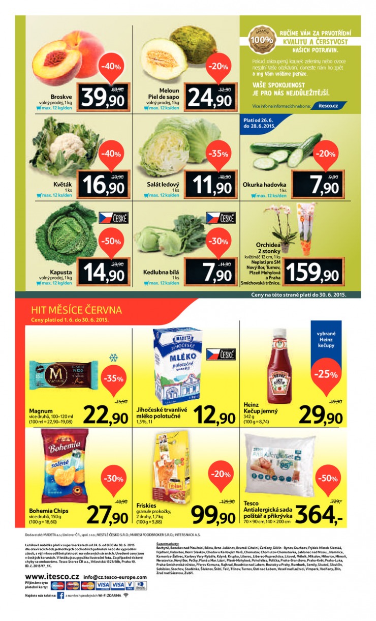 leták Tesco supermarkety od 24.6.2015 strana 1 leták Tesco supermarkety od 24.6.2015 strana 1