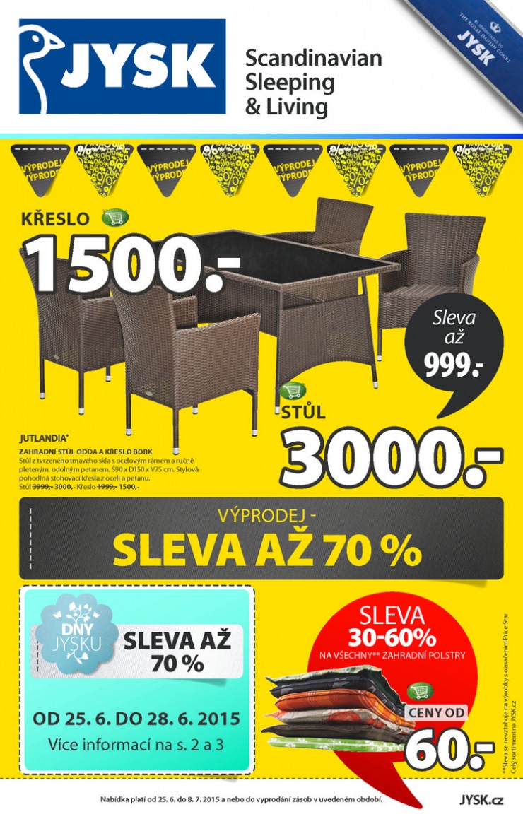 leták Jysk Nabídka týdne od 25.6.2015 strana 1 leták Jysk Nabídka týdne od 25.6.2015 strana 1