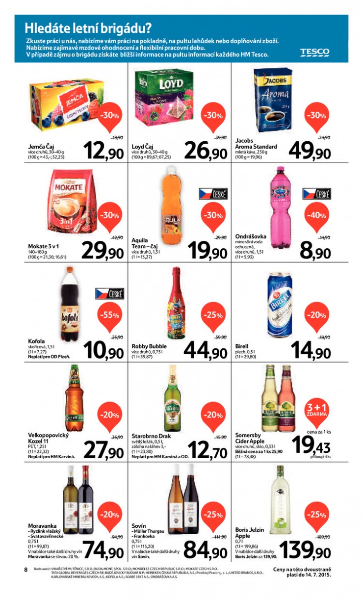 leták Tesco velké hypermarkety od 1.7.2015 strana 1 leták Tesco velké hypermarkety od 1.7.2015 strana 1