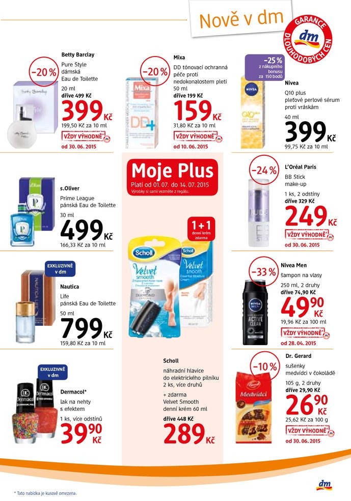leták DM drogerie Journal 2. část od 1.7.2015 strana 1 leták DM drogerie Journal 2. část od 1.7.2015 strana 1