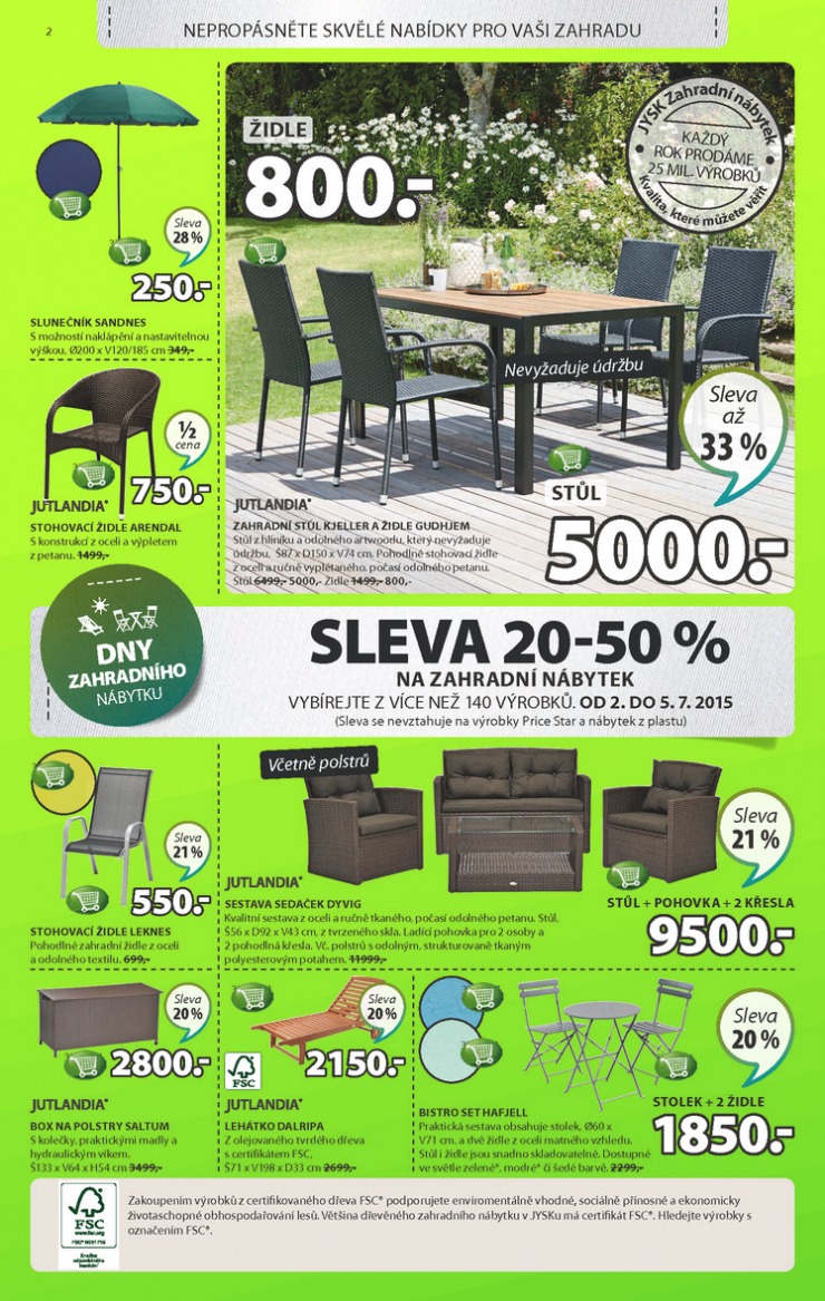 leták Jysk Nabídka týdne od 2.7.2015 strana 1 leták Jysk Nabídka týdne od 2.7.2015 strana 1