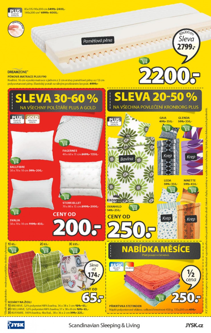 leták Jysk Nabídka týdne od 2.7.2015 strana 1 leták Jysk Nabídka týdne od 2.7.2015 strana 1