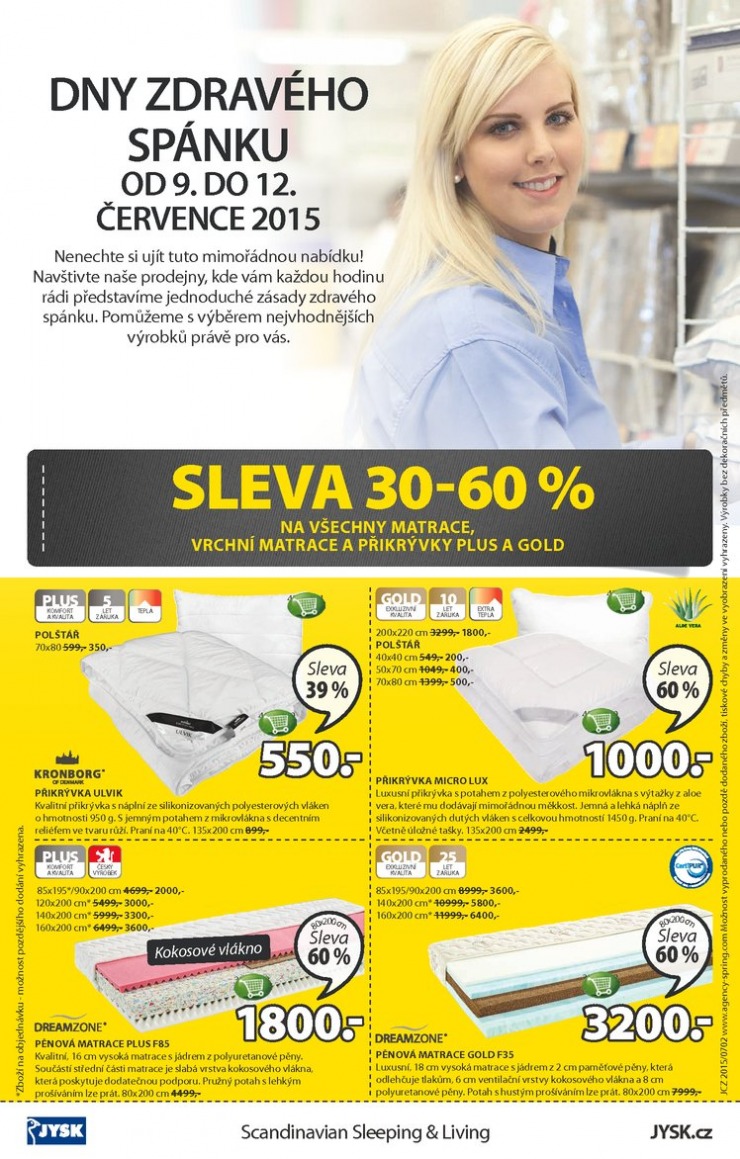 leták Jysk Nabídka týdne od 9.7.2015 strana 1 leták Jysk Nabídka týdne od 9.7.2015 strana 1