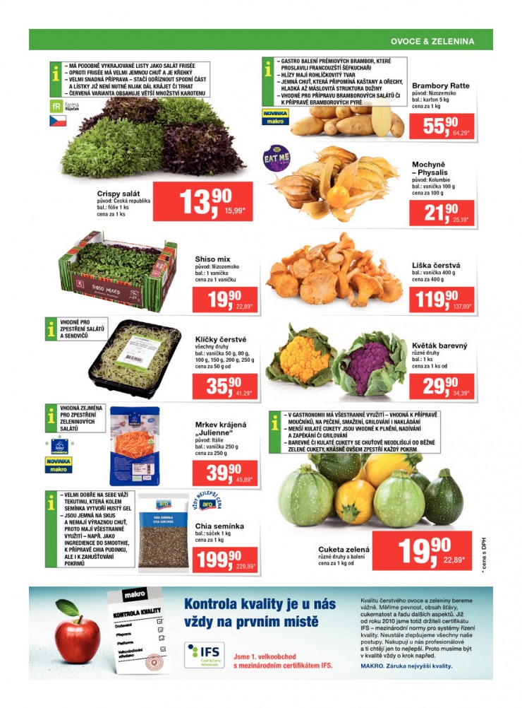 leták Makro Gastronomie čerstvé od 15.7.2015 strana 1 leták Makro Gastronomie čerstvé od 15.7.2015 strana 1