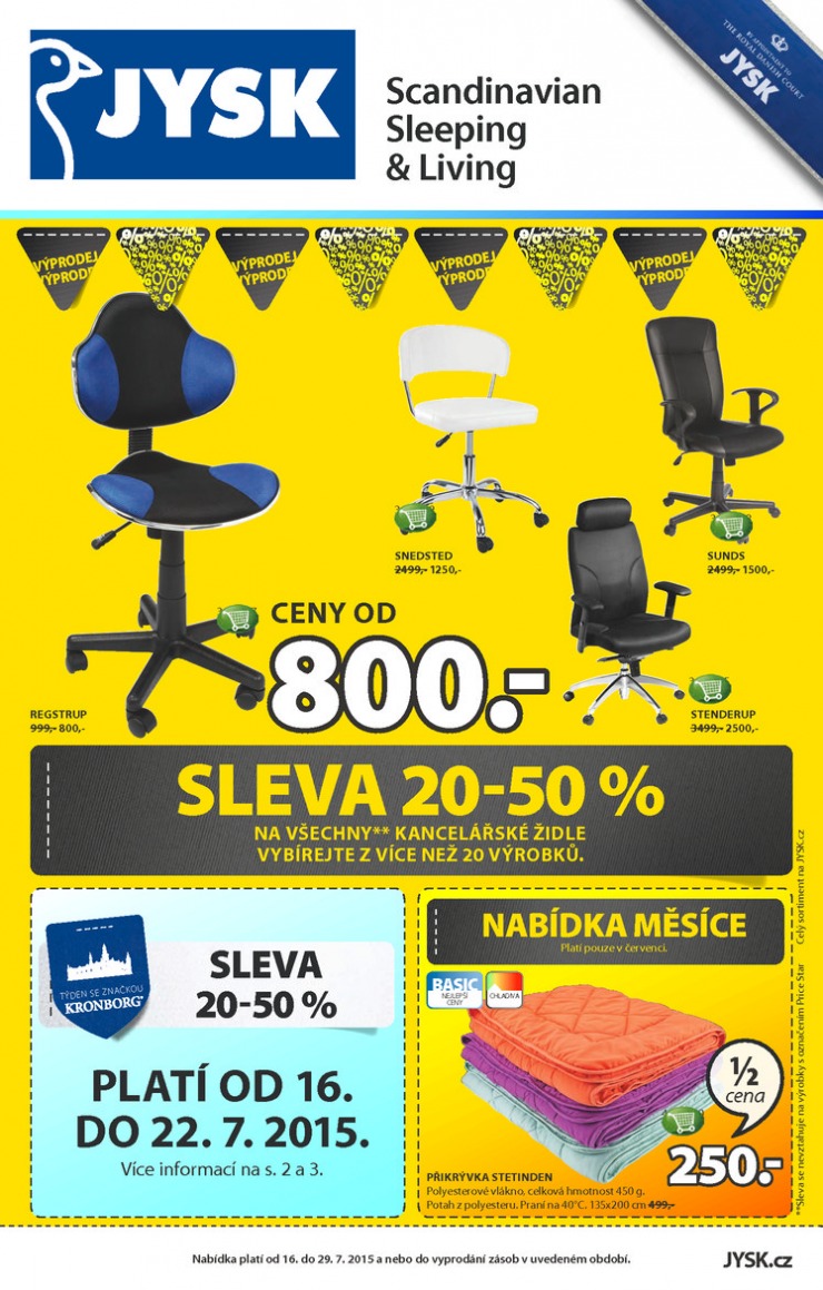 leták Jysk Nabídka týdne od 16.7.2015 strana 1 leták Jysk Nabídka týdne od 16.7.2015 strana 1