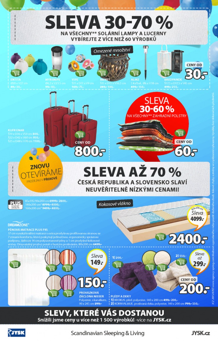 leták Jysk Nabídka týdne od 16.7.2015 strana 1 leták Jysk Nabídka týdne od 16.7.2015 strana 1