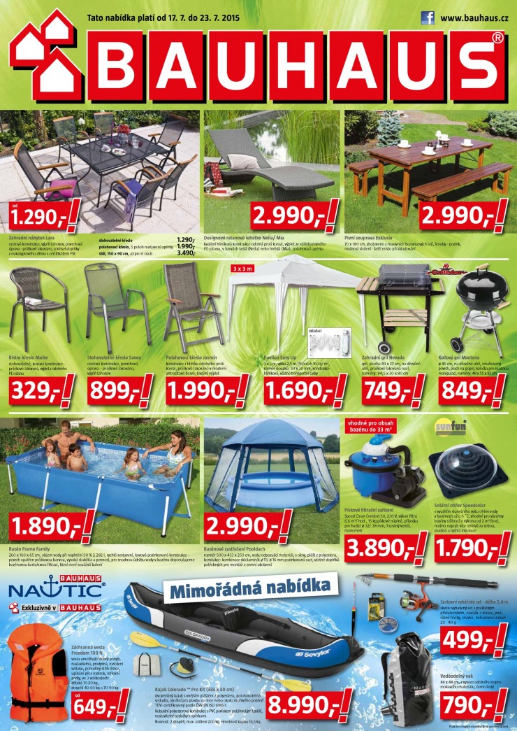 leták Bauhaus Katalog od 17.7.2015 strana 1 leták Bauhaus Katalog od 17.7.2015 strana 1