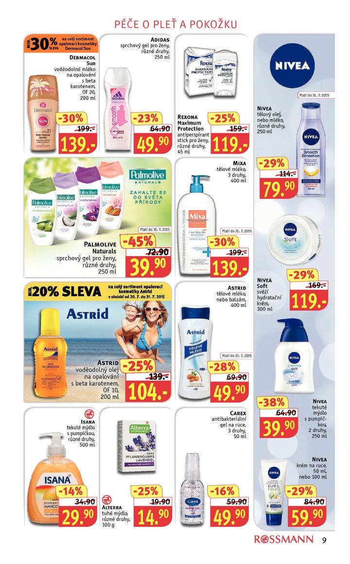 leták Rossmann Leták od 20.7.2015 strana 1 leták Rossmann Leták od 20.7.2015 strana 1