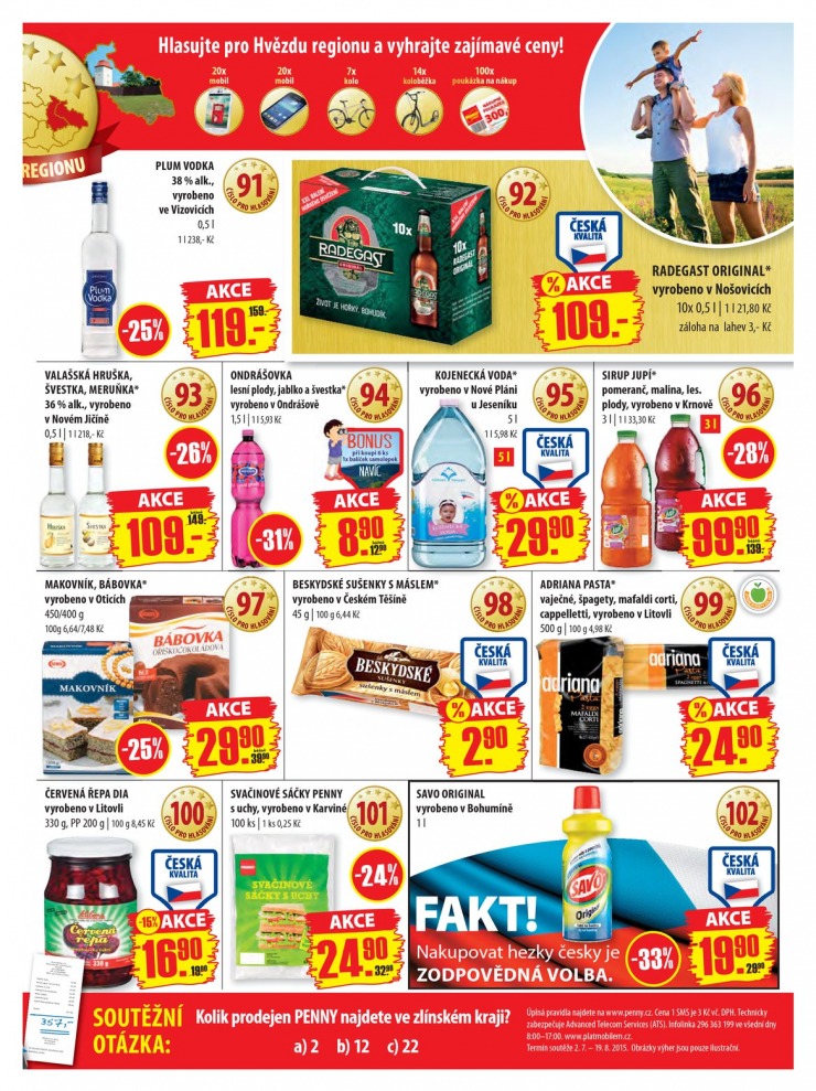 leták Penny Aktuální nabídka od 23.7.2015 strana 1 leták Penny Aktuální nabídka od 23.7.2015 strana 1