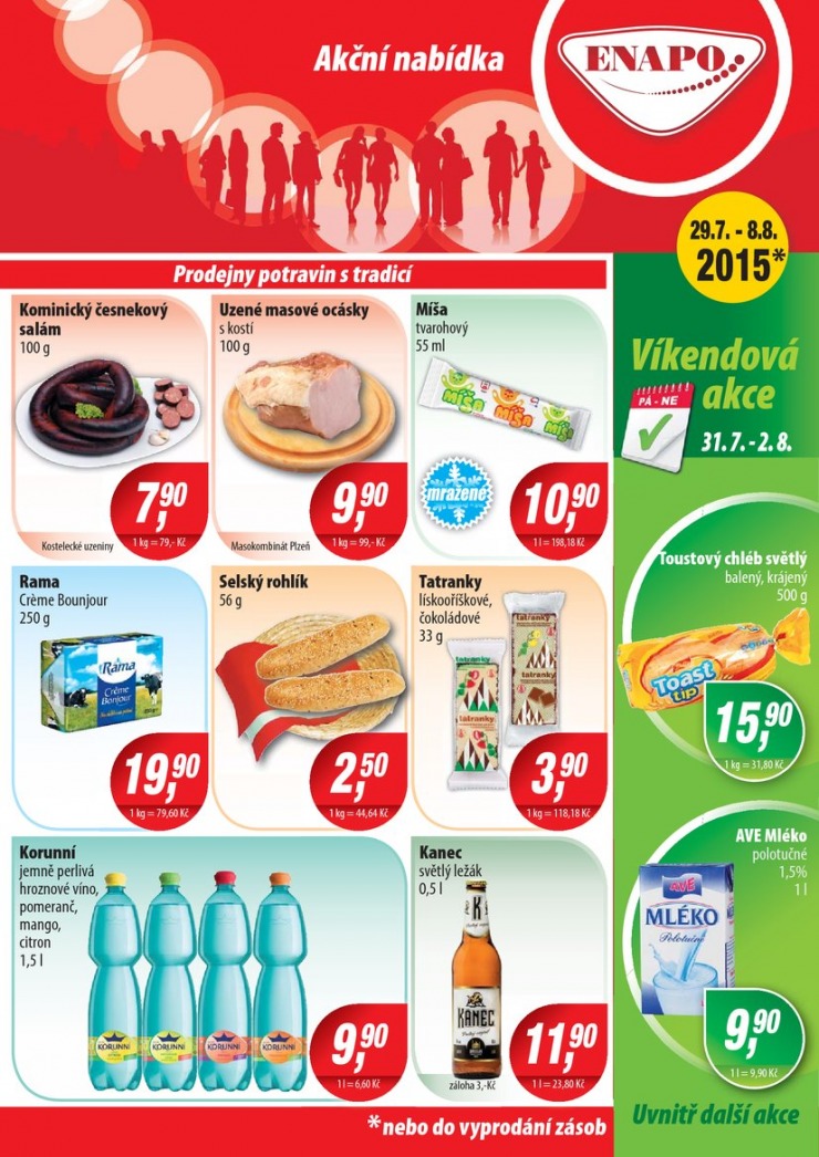 leták Enapo Akční leták od 29.7.2015 strana 1 leták Enapo Akční leták od 29.7.2015 strana 1