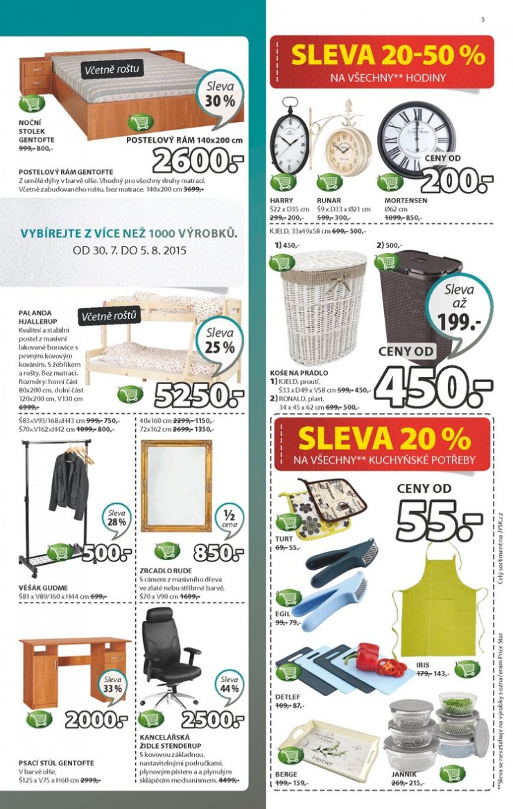 leták Jysk Nabídka týdne od 30.7.2015 strana 1 leták Jysk Nabídka týdne od 30.7.2015 strana 1