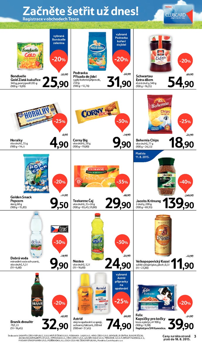 leták Tesco Expres obchody od 5.8.2015 strana 1 leták Tesco Expres obchody od 5.8.2015 strana 1