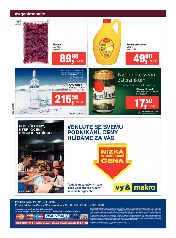 leták Makro Gastronomie trvanlivé zboží od 12.8.2015 strana 1 leták Makro Gastronomie trvanlivé zboží od 12.8.2015 strana 1