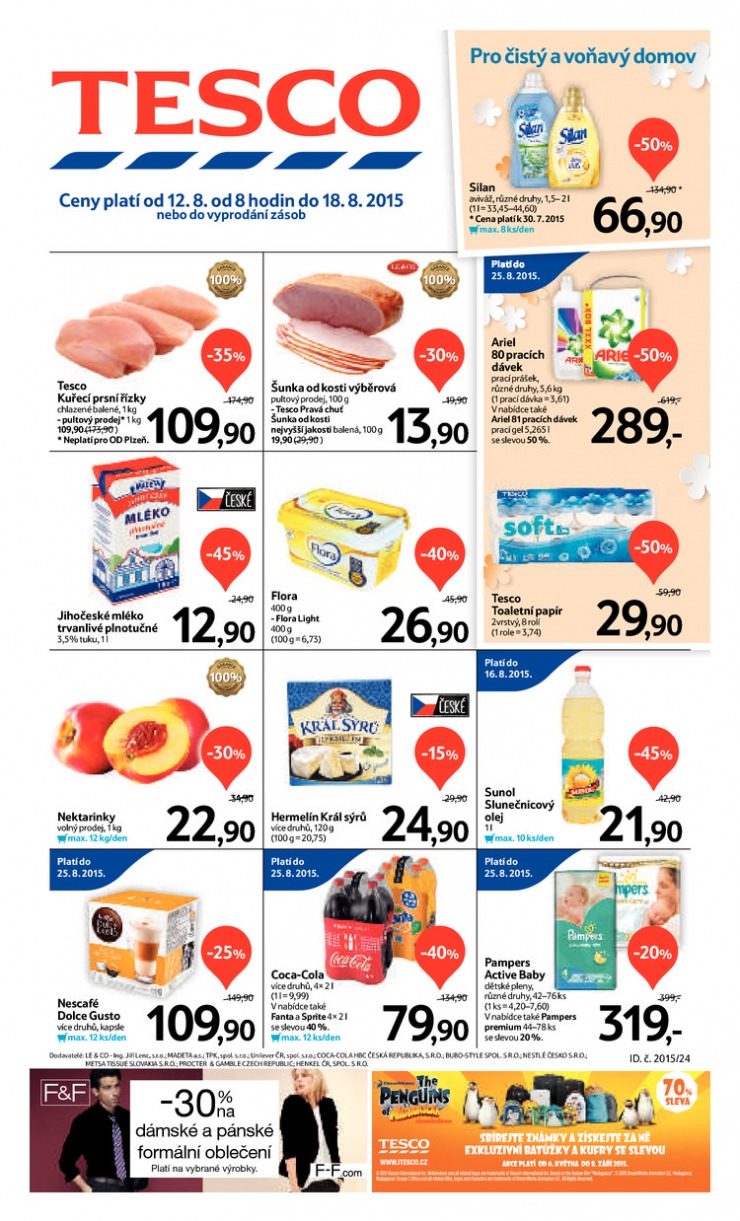 leták Tesco velké hypermarkety od 12.08.2015 strana 1 leták Tesco velké hypermarkety od 12.08.2015 strana 1