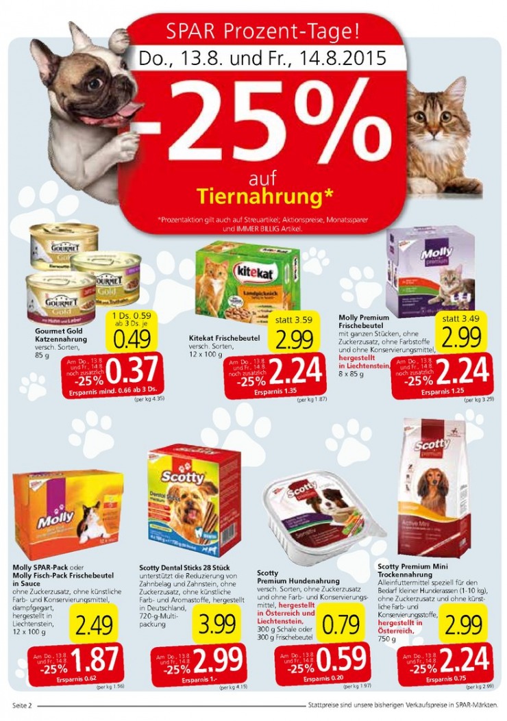 leták Rakousko Spar.at od 13.08.2015 strana 1 leták Rakousko Spar.at od 13.08.2015 strana 1