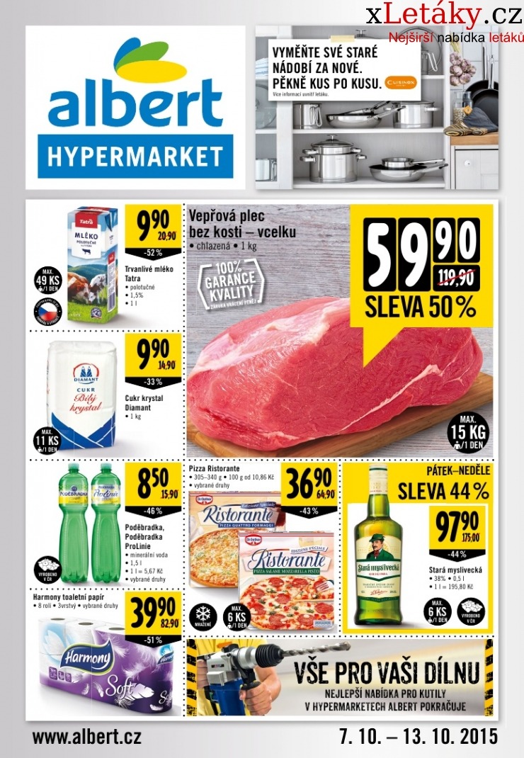 leták Albert Hypermarket leták strana 1 leták Albert Hypermarket leták strana 1