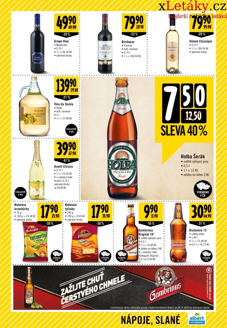 leták Albert Hypermarket leták strana 1 leták Albert Hypermarket leták strana 1