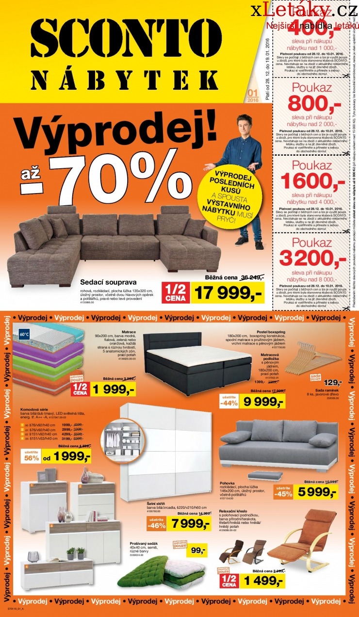 leták Sconto nábytek leták strana 1 leták Sconto nábytek leták strana 1